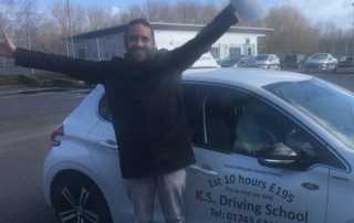 Driving Test Pass He looks very Happy