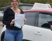 Congratulations to Katherine Clarke who passed her driving test 26th August.