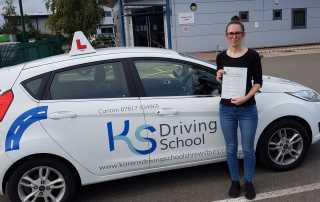 I am so happy I passed my test