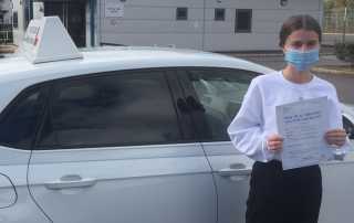 Congratulations to Tessa Lincoln who passed her driving test on Tuesday 6th October