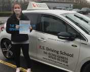 This delighted young lady is Jasmine Griffiths