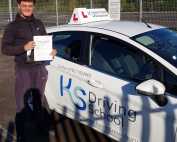 Congratulations!! to Zak Wilson who passed his test FIRST TIME