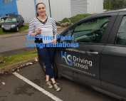 Liz passed her