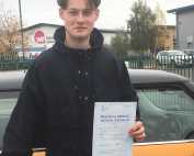 Congratulations to Joe who passed