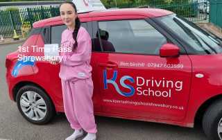 Shauna Passed her Driving Test