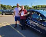 Vasey passing his Part 3 test of Instructional ability in Shrewsbury today, showed real tenacity and hard work.