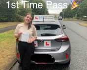Telford 1st Time Driving Test Pass 23/058/2022.
