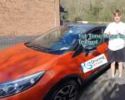1st Time Pass in Telford Driving Lessons Shrewsbury and Telford