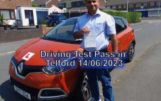 Driving Test Pass in Telford (