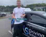 Congratulations Jason on Passing your Driving Test 1st Time in Shrewsbury on 24th 07/2023 and early Test