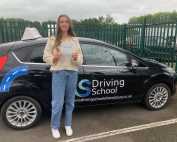 Passed her Driving Test in Shrewsbury end of june