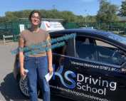 Congratulations Darcey on Passing your driving Test 1st Time in Shrewsbury on 4th September