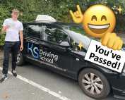 Well done to Brandon passing his driving test today
