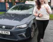 Tegan Erica Martin passing driving test 1st time
