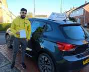 Congratulations on Nikhil Bhardaj On passing his today in shrewsbury On the 3/11/23