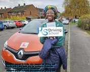 Massive respect for Anita, who passed her driving test with only 1 tiny fault