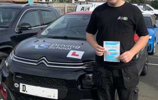 Well done Max. Your examiner said you drove well