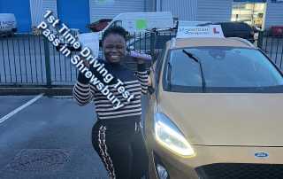 1st Timr Automatic Driving Test Shrewsbury