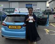 Automatic Driving Test in Shrewsbury Pass for Yemi 24th October