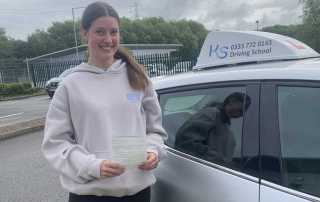 Congratulations to Caitlin Wide on Passing her Driving Test in Shrewsbury