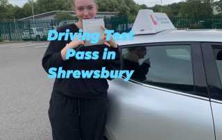 Driving Test Pass in Shrewsbury another Test Pass
