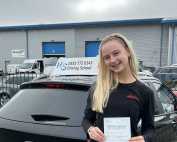 1st Time Driving Test Pass in Shrewsbury for Josie
