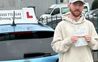 Frankie Passed his Driving Test in Shrewsbury 1st Time