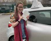 Driving Test Pass in Shrewsbury for Tilly with Driving Instructor Vannessa Manuel Car