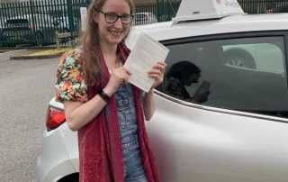 Driving Test Pass in Shrewsbury for Tilly with Driving Instructor Vannessa Manuel Car